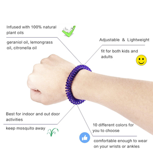 <span class=keywords><strong>Pulseras</strong></span> <span class=keywords><strong>Antimosquitos</strong></span> de Color Sólido con Aceite Esencial y Accesorio de Resina EVA con Propiedades <span class=keywords><strong>Antimosquitos</strong></span> - Product Image 6