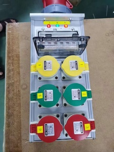 Hộp phân phối điện hợp kim nhôm 16A 3P với đầu ra 6 chiều điện áp xoay chiều 32A/63A cho thiết bị âm thanh và ánh sáng sân khấu - Product Image 2