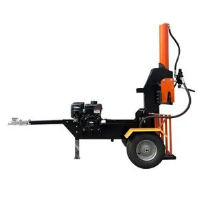 VOLNOS-25TON horizontal-vertical log splitting machine round type home hydrauliccone wood splitting log cutter