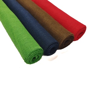 50 cm Width Brown Woven <strong>Dyed</strong> Jute <strong>Burlap</strong> <strong>Fabric</strong> for Crafts - Product Image 6