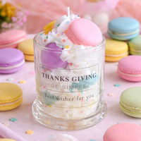 Vela Aromática con Forma de Macaron, Vela de Cera de Soja con Temática de Pastelería para Decoración del Hogar, Bar, Recuerdo de Boda, Fiesta, Regalo de Cumpleaños