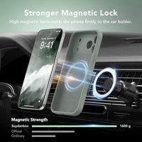 Étui de protection en silicone antichoc magnétique écologique multicolore de 6,3 pouces pour 17 Pro avec design personnalisable