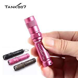 Tank007 E09 Mini LED Đèn Pin Hợp Kim Nhôm Biểu Tượng Tùy Chỉnh Không Thấm Nước IP68 Edc Di Động <span class=keywords><strong>Torch</strong></span> Ánh Sáng <span class=keywords><strong>Keyring</strong></span> Keychain - Product Image 1