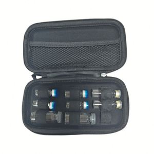 Étui de transport rigide en EVA à 9 compartiments pour flacons de 3 ml et 5 ml, avec fermeture éclair, léger et résistant à l'eau, pour le transport d'insuline et de peptides - Product Image 3