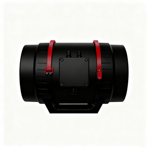 Hochleistungs-Abluftventilator 8 Zoll mit Windgeschwindigkeitsregler und Verzögerungsknopf für Kfz-Werkstätten - Product Image 5