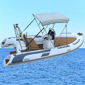Zhenbo 480 perahu PVC hypalon gosok Strakes tiup standar Australia Rib kapal
