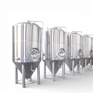 Fermenteur à bière Ace 3500L 35Hl 30Bbl en acier inoxydable avec enveloppe glycolique et trappe supérieure - Product Image 3