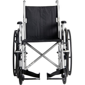 Silla de ruedas convertible de aluminio, ligera, con 6 ruedas, manual, desmontable, ajustable - Product Image 2