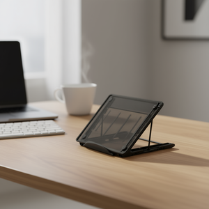 Homeera Tablet Stand Black Plastic Adjustable For Tablet PC Stands - Product Image 2