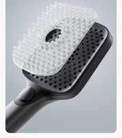 Nouvel arrivage : Ensemble de douche à main ABS à trois fonctions avec jet cascade, débit élevé, tuyau et support pour salle de bain
