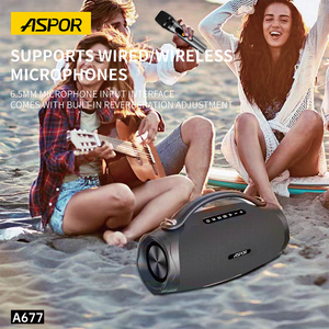 Cho Aspor A677 <span class=keywords><strong>Hi</strong></span>-<span class=keywords><strong>Fi</strong></span> Stereo Bass Không Dây Surround Âm Thanh 300W Công Suất Đầu Ra Di Động Bt 5.3 Loa Với RGB Đèn Không Thấm Nước - Product Image 5