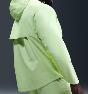 2025 New Custom Training and Jogging Clothing <strong>Men</strong> Running Waterproof Outdoor Eco-Friendly <strong>Nylon</strong> Hooded Windbreaker Jacket Sports - Product Image 6