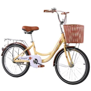 Nuovo prodotto ragazze stile 20 pollici bici da strada per bambini bici da strada bici da donna ciclo bici da città con cestino