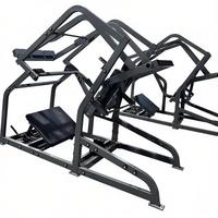 Machine de musculation commerciale en acier pour intérieur, avec logo personnalisable, pour squats, équipement de fitness sécurisé pour la musculation des bras et des jambes en salle de sport