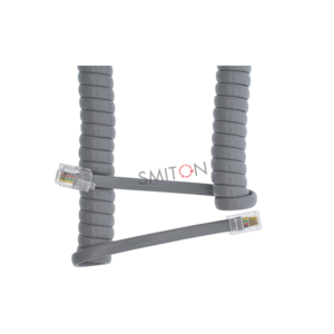 Câble téléphonique en spirale avec prise RJ9 4P4C, fil à ressort, <span class=keywords><strong>coque</strong></span> RJ9 - Product Image 2