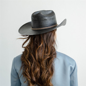 2025 cattleman sừng dài mũ cao bồi Mexico sembreros Cowgirl Countryman dệt vỏ cứng cứu hộ bangora mũ rơm - Product Image 3