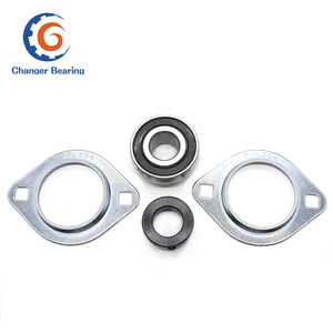 Unité <span class=keywords><strong>de</strong></span> palier à semelle à alésage <span class=keywords><strong>de</strong></span> 3/4 pouce SAPFL204-12 avec collier excentrique et boîtier en acier pressé - Product Image 3