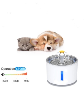 เครื่องให้น้ำแมวอัตโนมัติขนาด 2.4 ลิตร ทำจากสแตนเลส พร้อมไฟ LED - Product Image 3