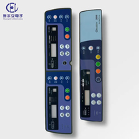 Interrupteur à membrane PCB personnalisé avec bouton en relief, panneau PET/PC pour instruments CNC et équipements d'injection, certifié ISO9001