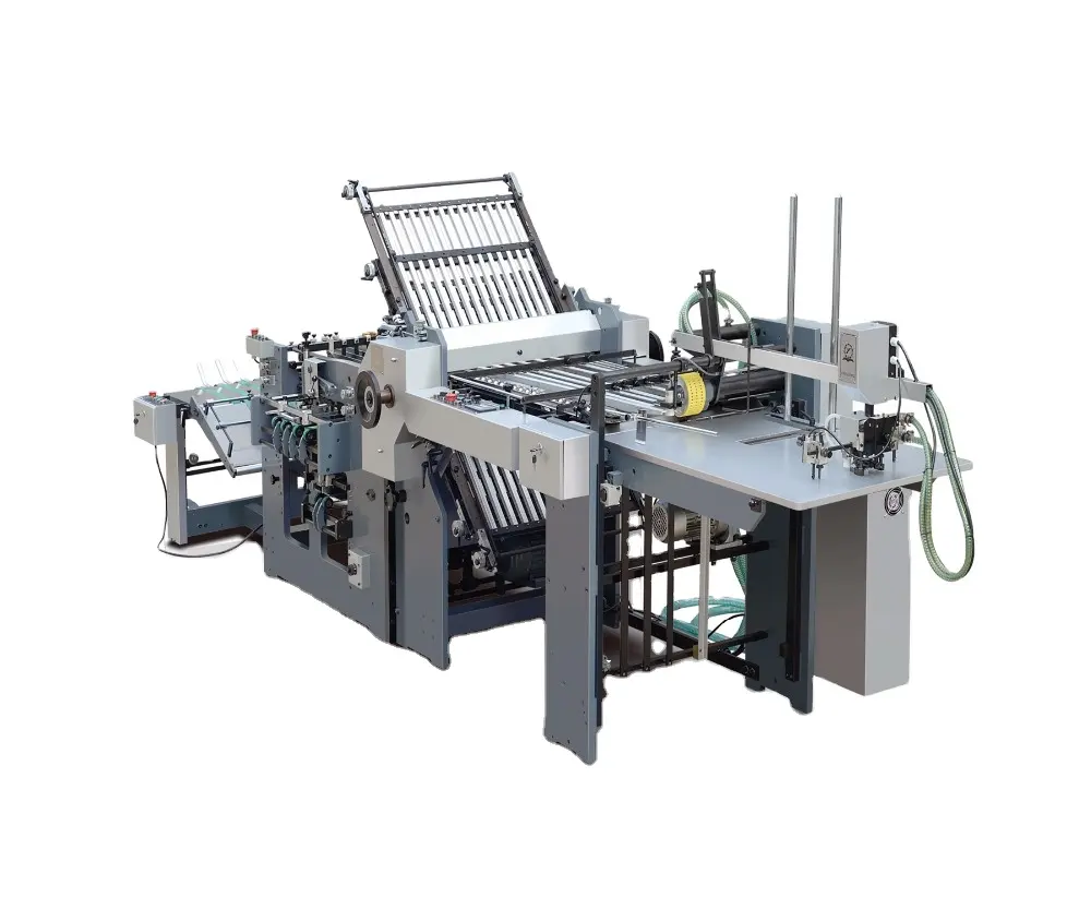 Automatic Combined Paper Brochure Folding Machine with Mechanical Control Knife Paper Folder 150 M/min 2070*1630*1470mm