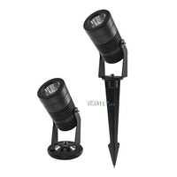 Projecteur LED en aluminium RGBW 50 mm 60 mm DC12V DC24V DMX512 IP67 pour éclairage de jardin, de cour, d'arbres et de paysages Yuanyeled