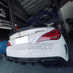 For W117 C117 PSM Style Carbon Fiber Rear Spoiler Trunk Wing 2013-2019 Forged Carbon Fiber - Product Image 5