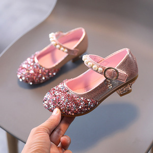 Chaussures de princesse pour enfants en gros de Chine pour filles Petites chaussures à talons hauts pour filles - Product Image 6