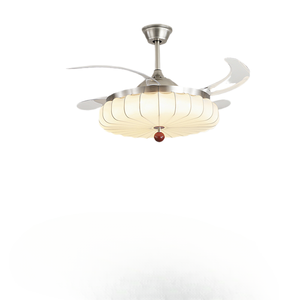 La lampe de plafond dans la salle à manger présente une esthétique traditionnelle de la <span class=keywords><strong>dynastie</strong></span> Song avec un tissu imprimé et un style d'Asie du Sud-Est. - Product Image 4