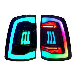 Feux arrière à LED pour <span class=keywords><strong>Dodge</strong></span> <span class=keywords><strong>Ram</strong></span> 2009 <span class=keywords><strong>2018</strong></span>-1500, style bleu fumé noir transparent, <span class=keywords><strong>prix</strong></span> d'usine - Product Image 2