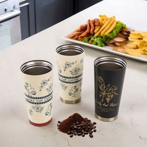 New Design 12oz Leak-Proof Stainless Steel Vacuum Tumbler Insulated Double Wall Travel Coffee Mug <b>Smart</b> Temperature Lid Kitchen - Product Image 6