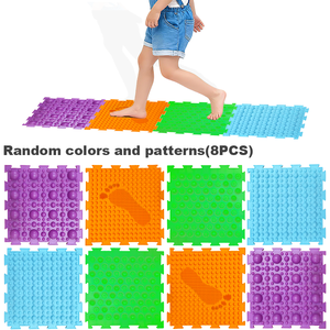 6PCS Silicone cảm giác Thảm Bảng chữ cái & số câu đố, sàn chơi massage chỉnh hình <span class=keywords><strong>Mat</strong></span> cho trẻ em với chứng tự kỷ - Product Image 6