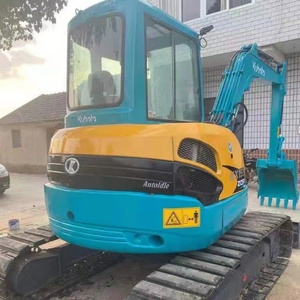 Mini-excavatrice sur chenilles Kubota KX155 d'occasion de haute qualité, fabriquée au Japon, à braquage zéro, 5,2 tonnes, à vendre à bas prix - Product Image 1