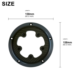 Cache-carter de transmission CNC en aluminium avec fibre de carbone pour modèles Harley Softail M8 2018 et plus récents, sauf FXFB et <span class=keywords><strong>FXFBS</strong></span> (à partir de 2018) - Product Image 5