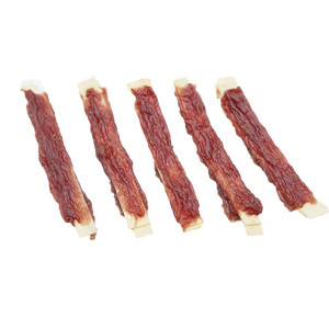 وجبات خفيفة للكلاب بالجملة من المصنع الأصلي، مكمل الكالسيوم، عصا طحن الأسنان من لحم الدجاج وجلد البقر، وجبات خفيفة طبيعية للكلاب - Product Image 5