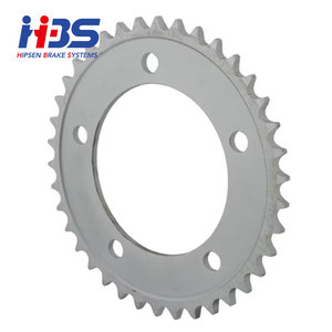เฟืองหลังสีเงิน 38 ฟัน (เหล็กกล้าคาร์บอนผสมอะลูมิเนียม) OEM 5864235225 สำหรับรถมอเตอร์ไซค์ CB600F/<span class=keywords><strong>CB</strong></span> 600 <span class=keywords><strong>F</strong></span>/<span class=keywords><strong>CB</strong></span> 599 ปี 2004-2006 - ของใหม่ - Product Image 4