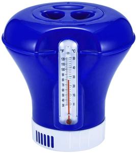 プール & スパPP塩素タブレットディスペンサーフローター統合温度計ホルダー付き - Product Image 1