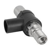 Adaptateur d'extracteur de poussière Tengrui en acier premium 1-1/4 femelle 1-1/4 mâle, accessoires pour outil de perçage manuel à noyau diamanté 180 mm