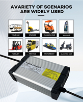 Chargeur de batterie au lithium-ion 48V (52V) pour chariot élévateur électrique, vélo électrique, 58,8V 10A 14S automatique 600W avec protection OTP/OVP