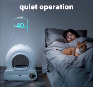 65L grande capacità intelligente automatico lettiera per gatti autopulente con controllo degli odori Design confortevole durevole PP per i proprietari di gatti - Product Image 5