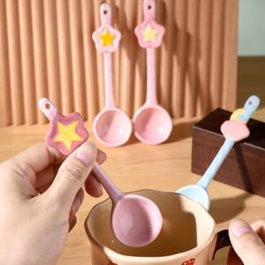 ملعقة حساء من البورسلين متينة بتصميم زهور جميلة وعصرية، أدوات مائدة للطلاب والأطفال، هدية مباشرة من المصنع - Product Image 2