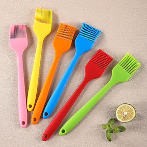 26cm 10inch Large Size Durable <b>Heat</b> Resistant Silicone Baking Oil <b>Brush</b> Long Handle for Barbecue Pastry <b>Brushes</b> High BBQ Tools - Product Image 1