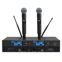 Microphone sans fil professionnel Shunyin SY06 avec affichage de la fréquence et réduction du bruit pour les spectacles et la scène