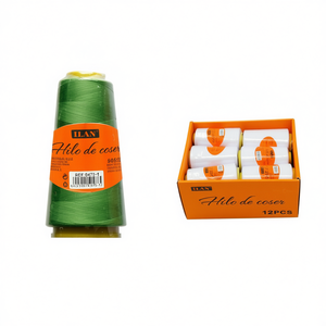 Filo da Cucito Verde Ilan 2750 M, Confezione da 12 Pezzi - Product Image 1