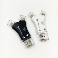 Lecteur de carte mémoire USB 3.0 Interface 4 en 1 Micro USB Type C USB Y Forme 2.0 Lecteur de carte TF Lecteur de carte SD OTG
