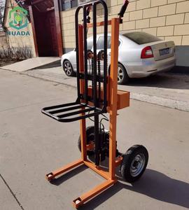 ミニトロリー手動スタッカー500Kgライトハンドパレットスタッカー - Product Image 4