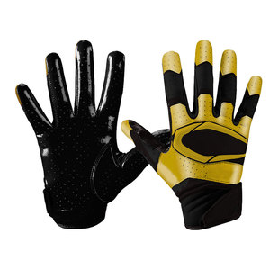 Gants de football américain professionnels, gants de receveur de football américain avec protection en silicone haute adhérence - Product Image 1