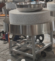 Moulin à pierre multifonction pour beurre d'arachide et pâte de sésame Moulin à pierre traditionnel pour le grain de blé de maïs
