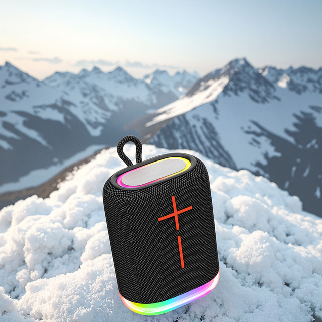 Portable Heavy Duty Outdoor Waterproof Surround Sound for 5.3 Boombox Speaker RGB LED Lights IPX4 Rated Rechargeable
