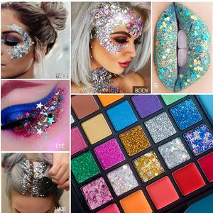 Palette de maquillage à paillettes pour les yeux, les lèvres et le contour, 25 couleurs, vente chaude - Product Image 3