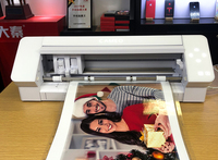 Máquina cortadora de pegatinas para portátil, Software personalizado de piel y trazador gráfico